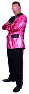 Partykostuum Pink Shiny