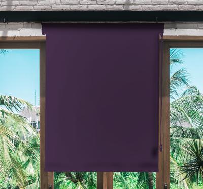 Elegante rolgordijn keuken pruim paarse effen kleur