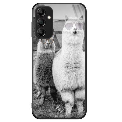 Samsung Galaxy A14 glazen hardcase - Lama bruh
