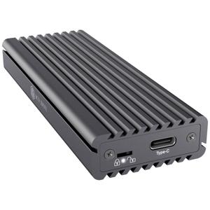 ICY BOX IB-1817MC-C31, Type-C® USB 3.1 (Gen 2) zu PCIe NVMe & SATA M.2 2230-42-60-80 SSD M.2 SSD-behuizing USB-C 3.1 Gen 2 10 GBit/s M.2 PCIe NVMe, M.2 SATA
