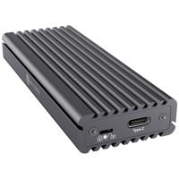 ICY BOX IB-1817MC-C31, Type-C® USB 3.1 (Gen 2) zu PCIe NVMe & SATA M.2 2230-42-60-80 SSD M.2 SSD-behuizing USB-C 3.1 Gen 2 10 GBit/s M.2 PCIe NVMe, M.2 SATA