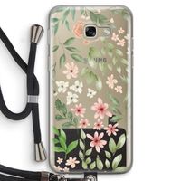 Botanical sweet flower heaven: Samsung Galaxy A5 (2017) Transparant Hoesje met koord