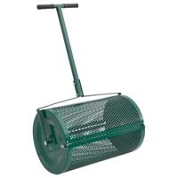 VidaXL Compoststrooier 75l ø40x60 cm staal groen