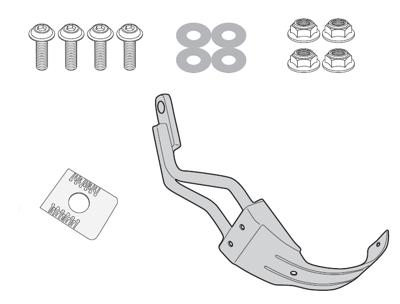 GIVI Bevestigingskit RM02 spatbord, Kettingbeschermer en voor de moto, RM2139KIT