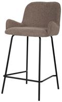Leander Beige lage barstoel (set van 2)