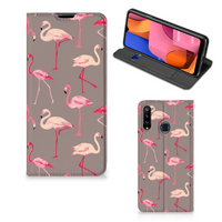 Samsung Galaxy A20s Hoesje maken Flamingo - thumbnail