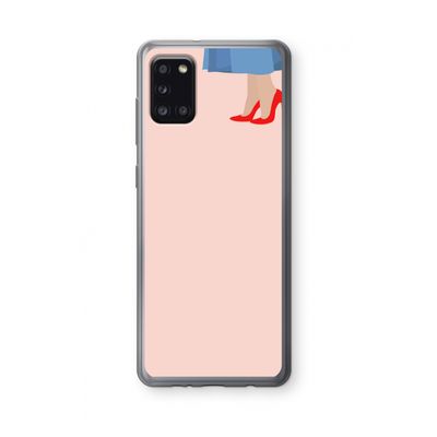 High heels: Samsung Galaxy A31 Transparant Hoesje