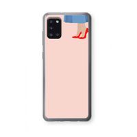 High heels: Samsung Galaxy A31 Transparant Hoesje