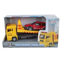 Kids Globe man vrachtwagen bergingswagen met auto, 19cm Kids Globe man vrachtwagen bergingswagen met auto, 19cm