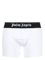 Palm Angels boxer à taille à logo - Blanc - thumbnail