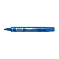 Permanente markeerstift Pentel N50-BE Blauw 12 Onderdelen