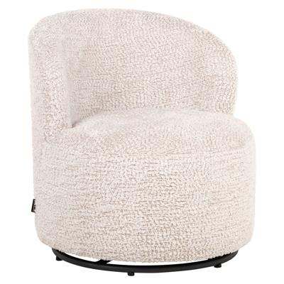 Richmond Kids Draaifauteuil 'Jackie' Lovely stof, kleur Crème