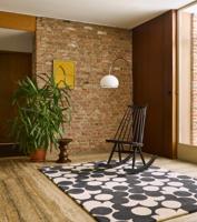 Orla Kiely - Puzzle Flower Slate 060905 - 250x350 cm Vloerkleed