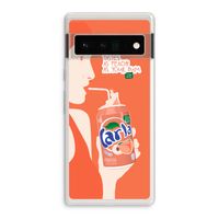Peach please!: Google Pixel 6 Pro Transparant Hoesje