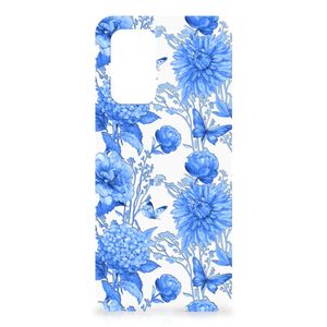 Case voor Nokia XR21 Flowers Blue