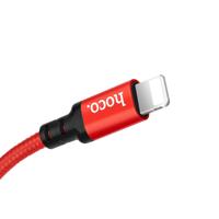 hoco X14 1m Nylon Braided Aluminium Alloy 8 Pin to USB Data Sync Charging Cable For iPhone XR / iPhone XS MAX / iPhone X & XS / iPhone 8 & 8 Plus /