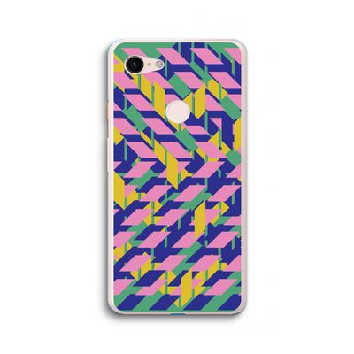Skew Blush 1: Google Pixel 3 XL Transparant Hoesje