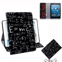 Formule patroon horizontale Flip lederen case voor Amazon Kindle Fire HD 8 2015/2016/2017/2018 met houder & Card slot & portemonnee