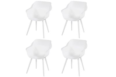 Set van 4 - Hartman Sophie Studio dining armstoel - White