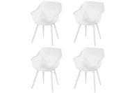 Set van 4 - Hartman Sophie Studio dining armstoel - White