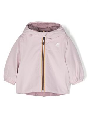 K Way Kids veste matelassée à patch logo - Rose