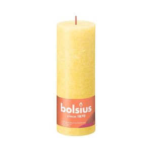 Bolsius Stompkaars Rustiek 19X6,8cm Sunny Yellow