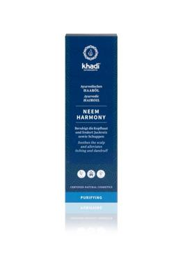 Khadi Ayurvedic hair oil neem harmony