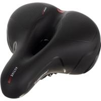 Fietszadel - comfortabel - met ventilatie - zwart - waterdicht - heren/dames