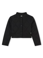 Dkny Kids veste matelassée à col officier - Noir