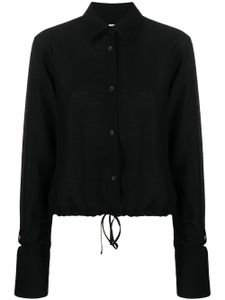 TOTEME chemise à lien de resserrage - Noir