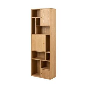 Lisomme Maarten Houten Boekenkast met Vakken - B 60,5 cm - Naturel