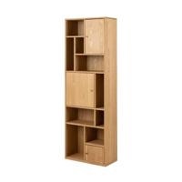 Lisomme Maarten Houten Boekenkast met Vakken - B 60,5 cm - Naturel - thumbnail