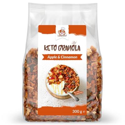 Lowcarbchef Keto Granola - Appel-Kaneel (300 gr)