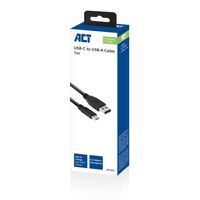 ACT AC3020 USB-kabel 1 m USB 3.2 Gen 1 (3.1 Gen 1) USB A USB C Zwart - thumbnail