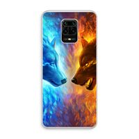 Fire & Ice: Xiaomi Redmi Note 10 Lite Transparant Hoesje
