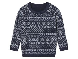 lupilu Kinder kersttrui (110/116, Donkerblauw/wit)