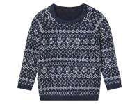 lupilu Kinder kersttrui (110/116, Donkerblauw/wit)