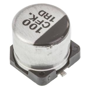 Panasonic Elektrolytische condensator SMD 100 µF 16 V 20 % (Ø) 6.3 mm 1 stuk(s)