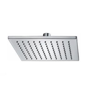 Luxe messing Regendouche vierkant 200 x 8mm chroom