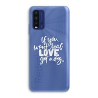 Partner in crime: Xiaomi Redmi 9T Transparant Hoesje