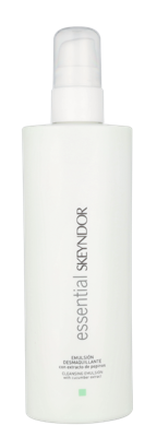 Skeyndor Essential Cleansing Emulsion Wth Cucumber Extract 250ml Make-up verwijderaar en reiniger Dames