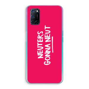 Neuters (roze): Oppo A72 Transparant Hoesje