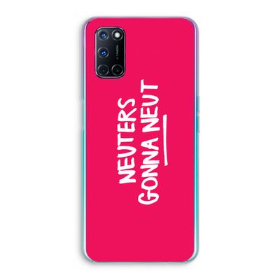Neuters (roze): Oppo A72 Transparant Hoesje