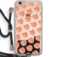 Just peachy: iPhone 6 PLUS / 6S PLUS Transparant Hoesje met koord Just peachy: iPhone 6 PLUS / 6S PLUS Transparant Hoesje met koord