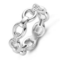 TI SENTO-Milano 12292ZI Ring zilver-zirconia wit 6 mm