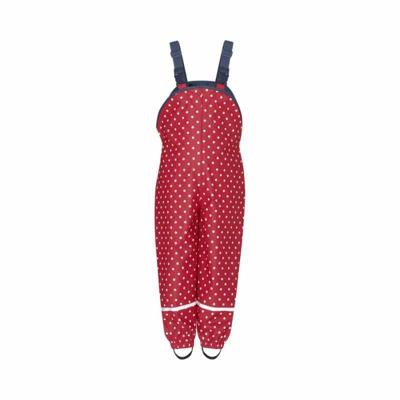 Playshoes regenbroek verstelbaar Stippen Rood-140