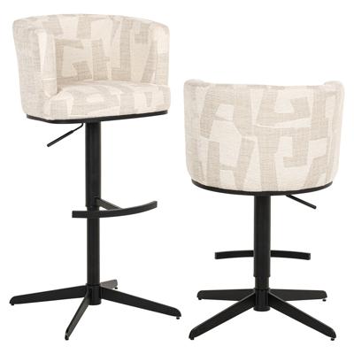 Bar/counter stoel Cheyenne draai beige