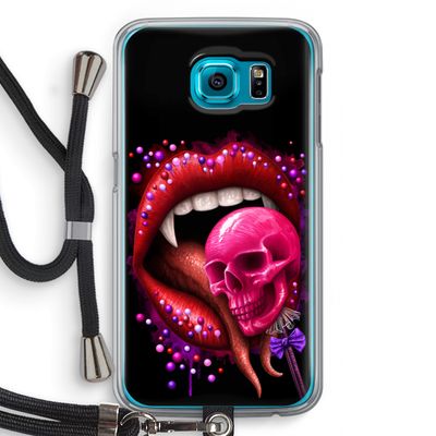 Dodelijk zoet: Samsung Galaxy S6 Transparant Hoesje met koord