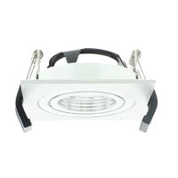 Klemko inbouw armatuur Lumico vierkant aluminium pan tilt 863902