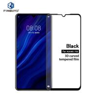 PINWUYO 9u 3D gebogen getemperd glas film voor HUAWEI P30 (zwart)